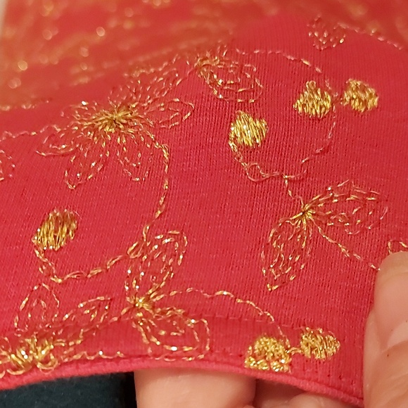 Red stretchy nite club dress. - Picture 5 of 5